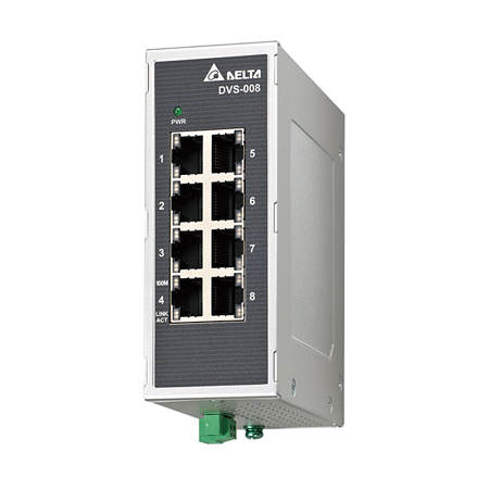 Switch Ethernet industriel non manageable 8x10/100TX